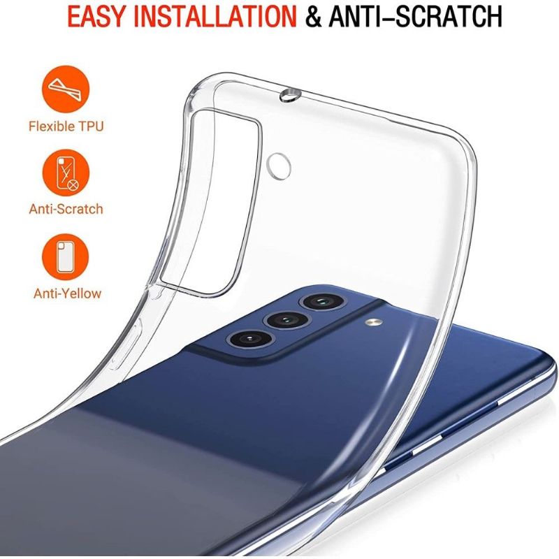 Cover Samsung Galaxy S21 FE Beskyttelsessæt + Skærmbeskytter I Hærdet Glas