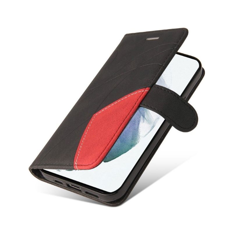 Flip Cover Samsung Galaxy S21 FE Anti-fald Bicolor Kunstnerisk