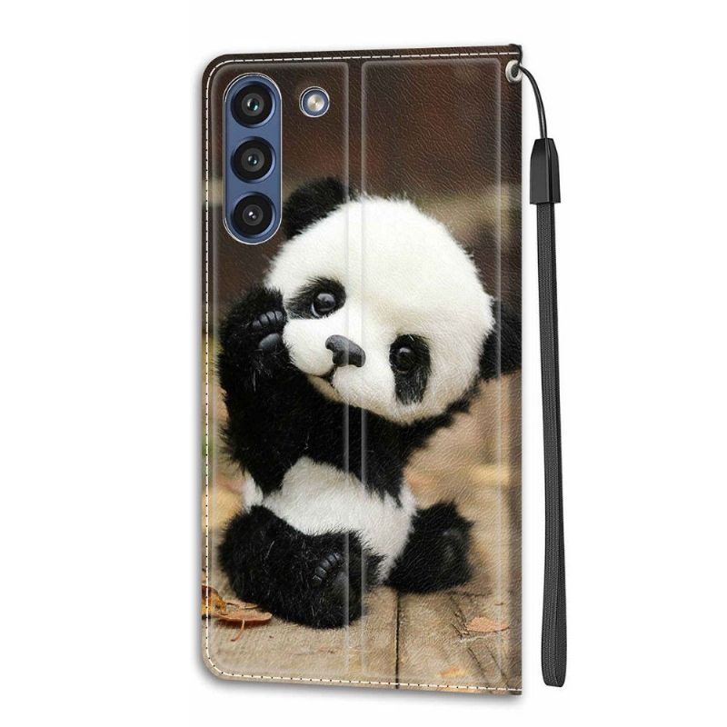 Flip Cover Samsung Galaxy S21 FE Hemming Lille Panda