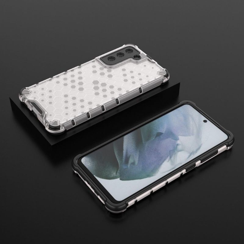 Mobilcover Samsung Galaxy S21 FE Original Med Snor Honeycomb Design