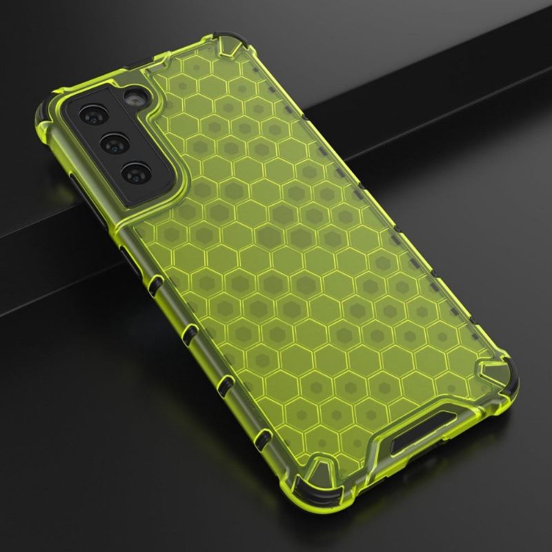 Mobilcover Samsung Galaxy S21 FE Original Med Snor Honeycomb Design