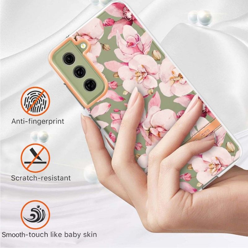 Mobilcover Samsung Galaxy S21 FE Pink Flower Gardenia