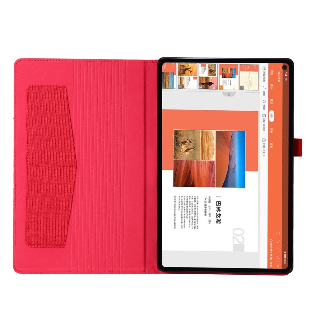 Læder Cover Realme Pad Lærredseffekt Oxford