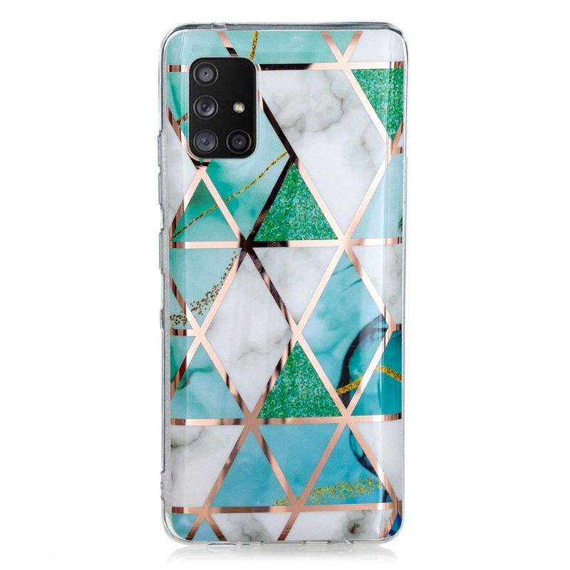 Cover Samsung Galaxy A51 5G Fleksibel Geometri