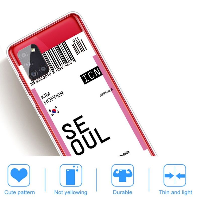 Cover Samsung Galaxy A51 5G Hemming Boardingkort 03 Seoul