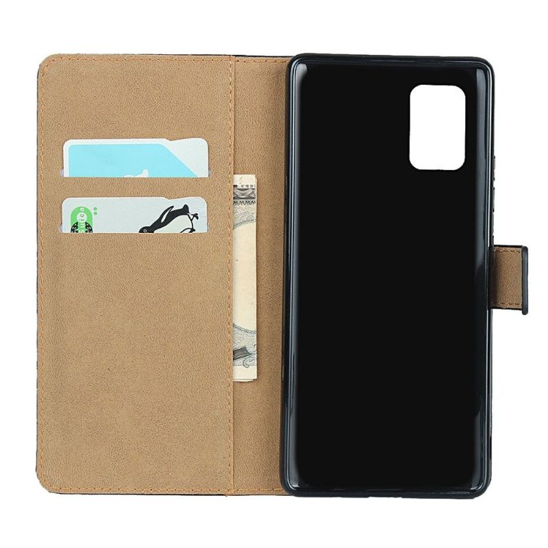 Etui Samsung Galaxy A51 5G Hemming Punge Etui Flip Cover - Sort