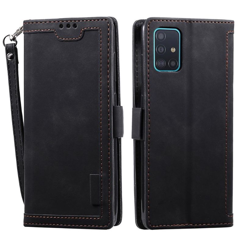 Flip Cover Samsung Galaxy A51 5G Med Snor Vintage Kortholder