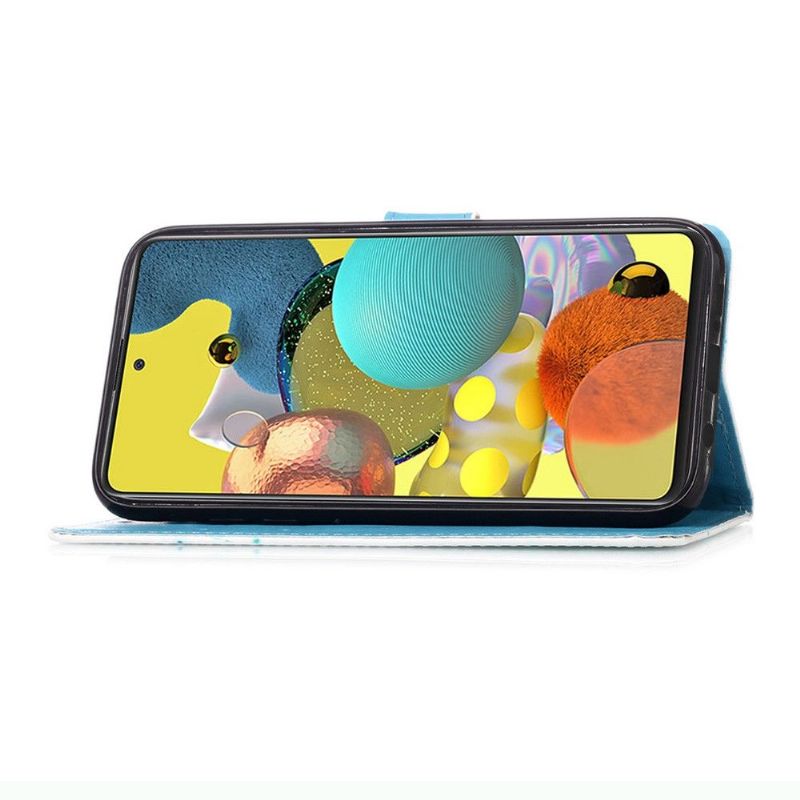Flip Cover Samsung Galaxy A51 5G Panda Astronaut