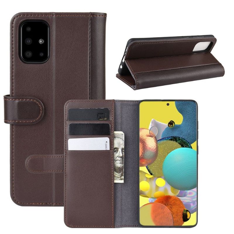 Flip Cover Samsung Galaxy A51 5G Premium Læder