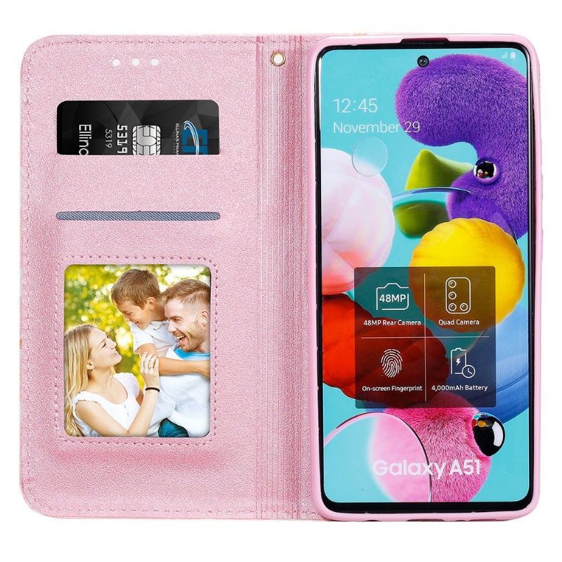 Flip Cover Samsung Galaxy A51 5G Tusindfryd - Lilla