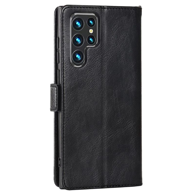 Samsung Galaxy S22 Ultra 5G Case Folde Flap Kortholder