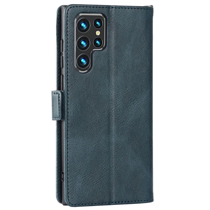 Samsung Galaxy S22 Ultra 5G Case Folde Flap Kortholder