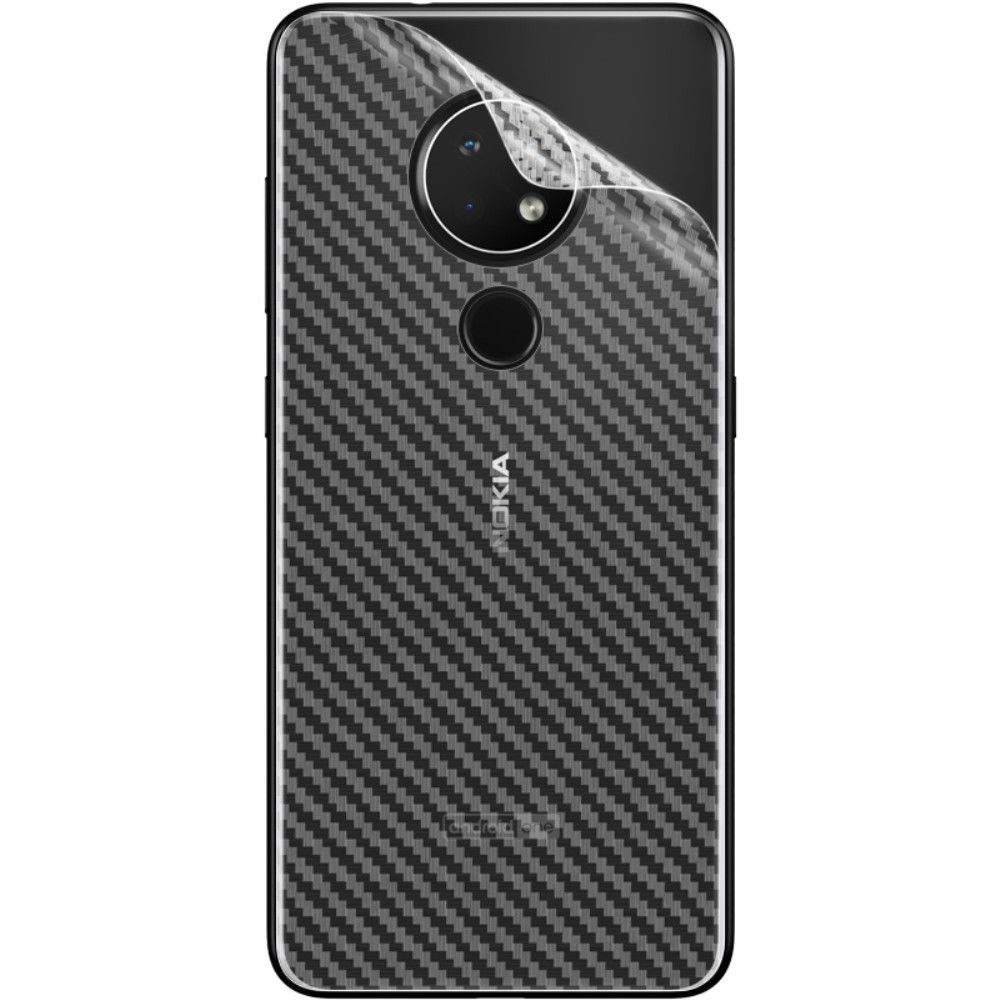 Carbon Bagfilm Til Nokia 7.2 (2 Stk.)