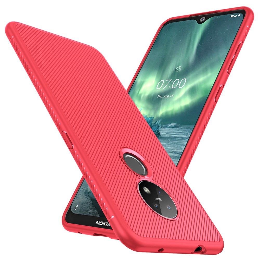 Cover Nokia 7.2 Ribbet Effektslange