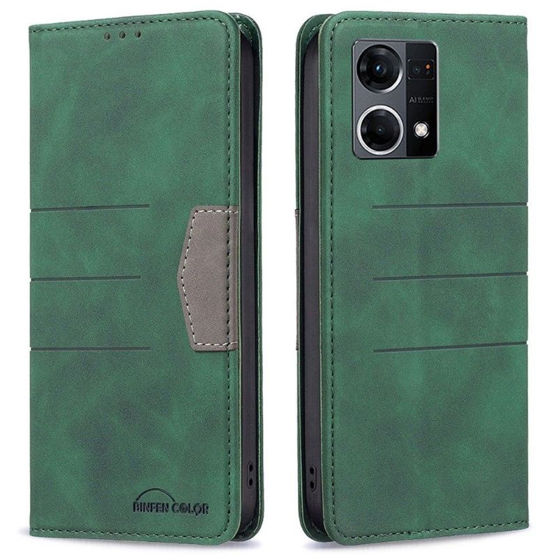 Flip Cover Oppo Reno 7 Læder Cover Binfen Color Flip Imiteret Læder