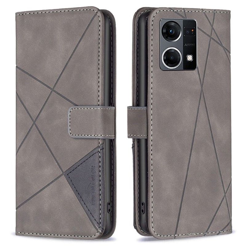 Læder Cover Oppo Reno 7 Binfen Magnetic Series-2