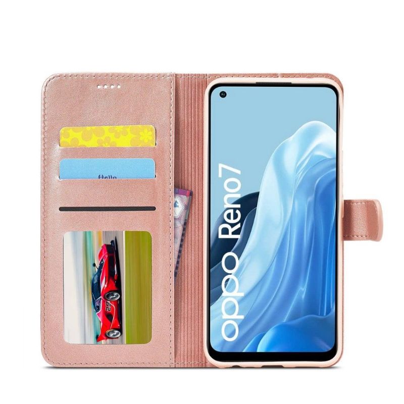 Læder Cover Oppo Reno 7 Original Lædereffekt Lc.imeeke