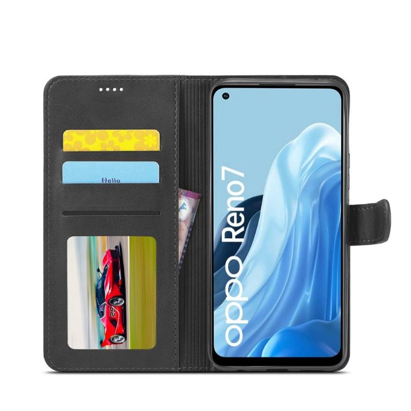 Læder Cover Oppo Reno 7 Original Lædereffekt Lc.imeeke