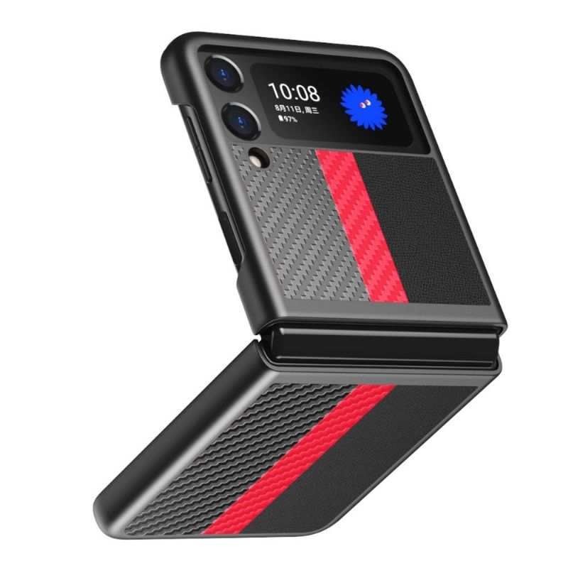 Cover Samsung Galaxy Z Flip 3 5G Business Carbon Fiber