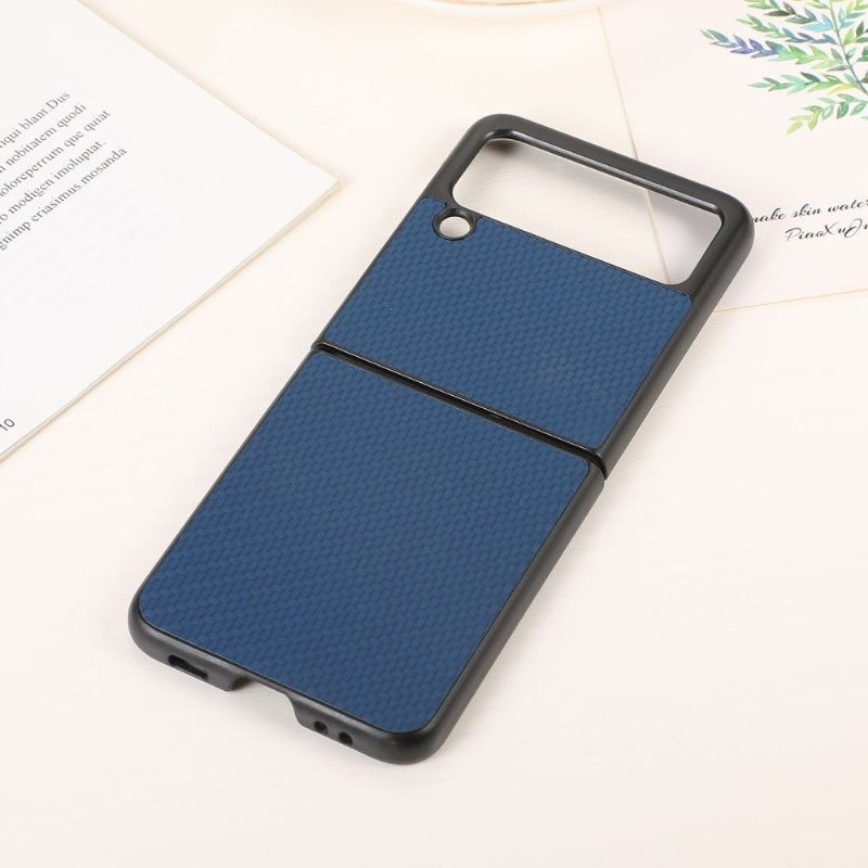 Cover Samsung Galaxy Z Flip 3 5G Flip Cover Carbon Fiber Style