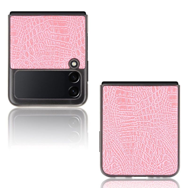 Cover Samsung Galaxy Z Flip 3 5G Croc Skin Effekt