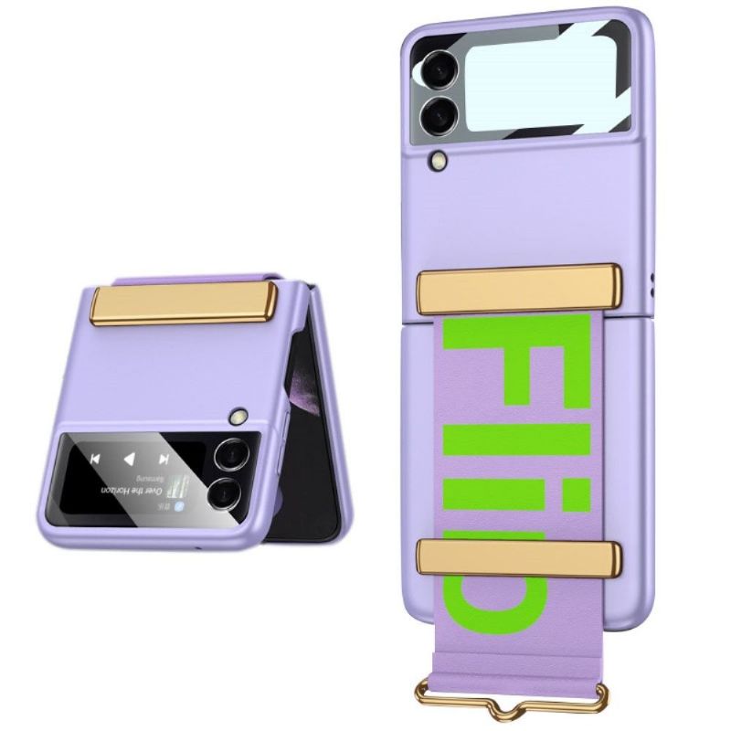 Cover Samsung Galaxy Z Flip 3 5G Hemming Flip Cover Brev Med Rem