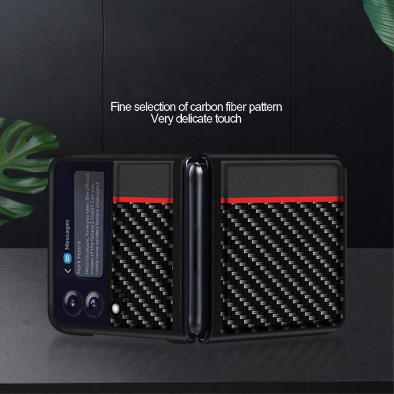 Mobilcover Samsung Galaxy Z Flip 3 5G Sport Carbon Fiber