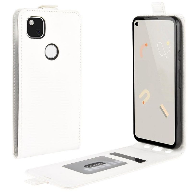 Etui Google Pixel 4a Flip Cover Lodret Kunstlæder