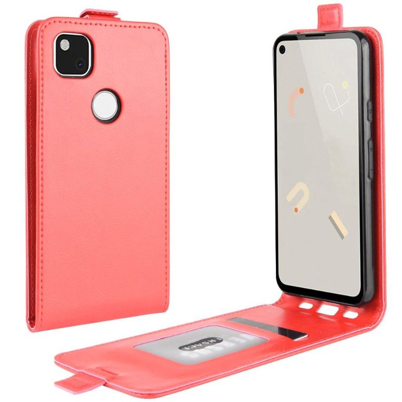 Etui Google Pixel 4a Flip Cover Lodret Kunstlæder