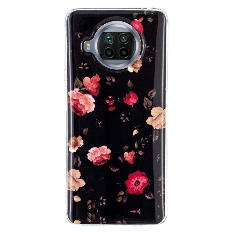 Cover Xiaomi Mi 10T Lite Hemming Lysende Blomster