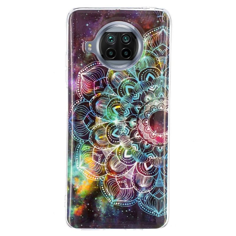 Cover Xiaomi Mi 10T Lite Lysende Farverig Mandala