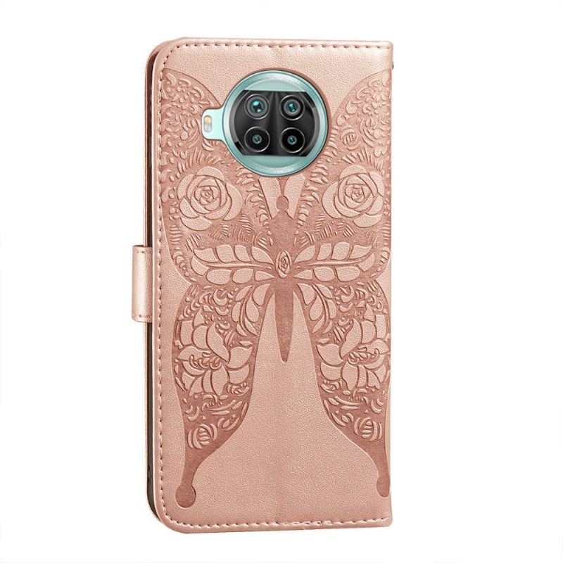 Etui Xiaomi Mi 10T Lite Relief Sommerfugl