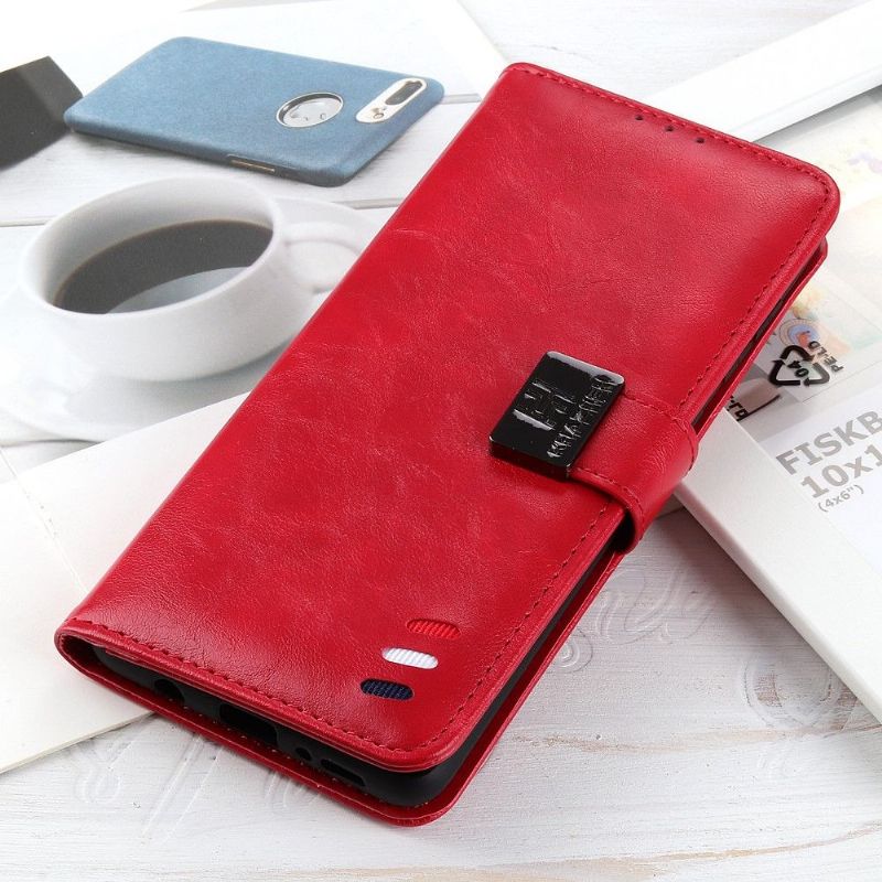 Læder Cover Xiaomi Mi 10T Lite Original Melody Leather Effect Support Funktion