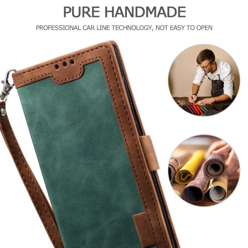 Flip Cover Xiaomi Mi 10 / 10 Pro Punge Etui Med Snor Vintage Tegnebog