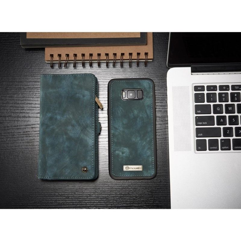 Flip Cover Samsung Galaxy S8 Plus Kortholder - Grøn