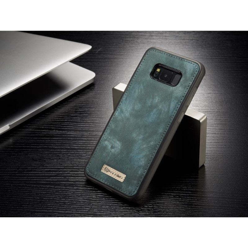 Flip Cover Samsung Galaxy S8 Plus Kortholder - Grøn