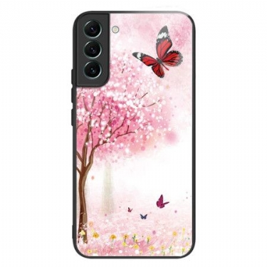 Cover Samsung Galaxy S24 5g Kirsebærblomster Af Hærdet Glas