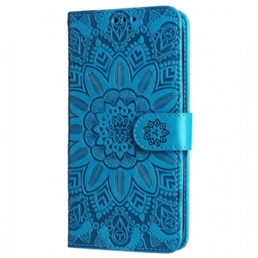 Flip Cover Til Samsung Galaxy S24 5g Flamboyant Mandala Med Rem