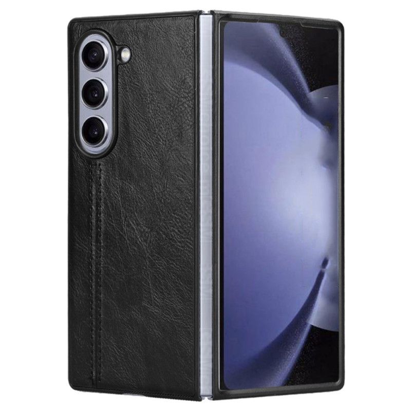 Cover Samsung Galaxy Z Fold 6 Imiteret Lædersyning