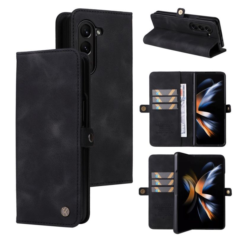 Flip Cover Til Samsung Galaxy Z Fold 6 Vintage Yikatu