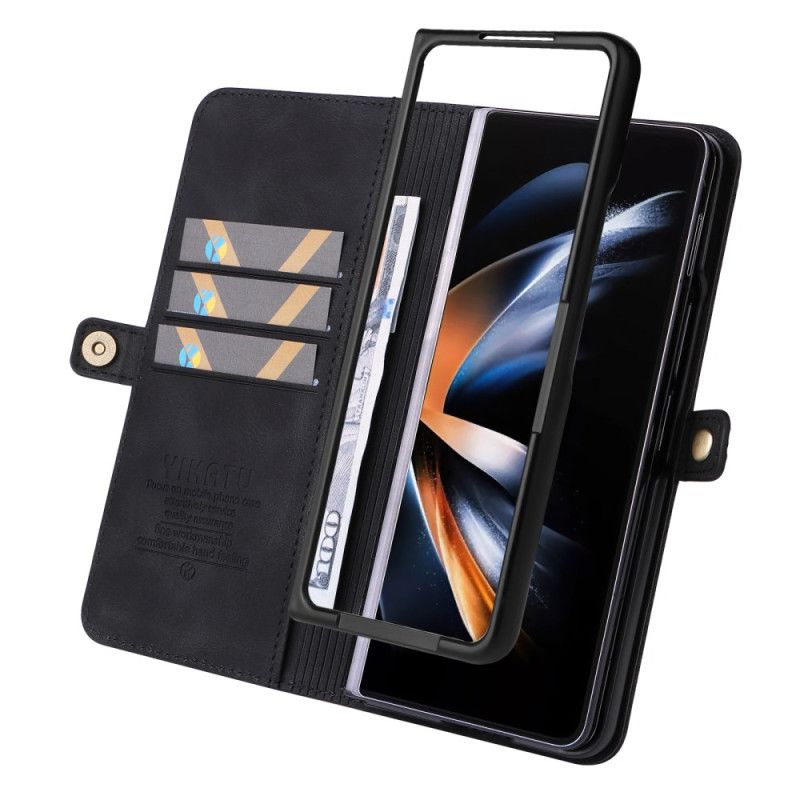 Flip Cover Til Samsung Galaxy Z Fold 6 Vintage Yikatu