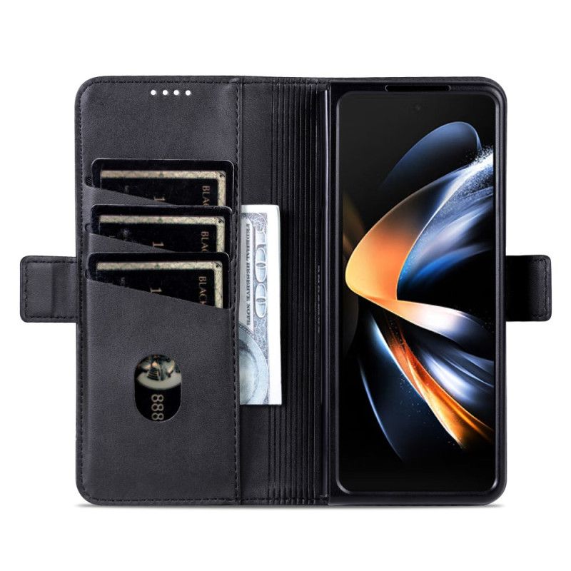 Læder Cover Samsung Galaxy Z Fold 6 Telefon Etui Azns