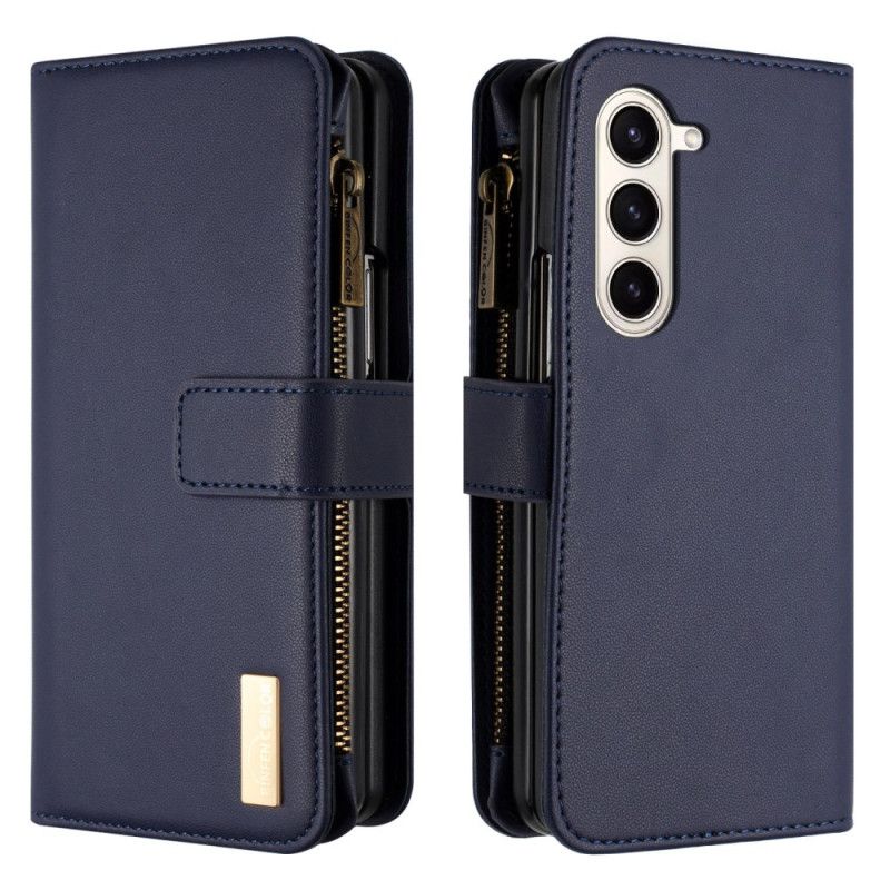 Læder Cover Samsung Galaxy Z Fold 6 Telefon Etui Binfen Pung