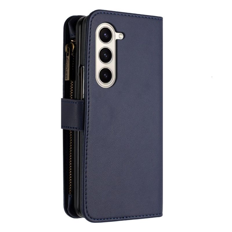 Læder Cover Samsung Galaxy Z Fold 6 Telefon Etui Binfen Pung