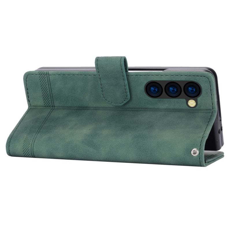 Læder Cover Samsung Galaxy Z Fold 6 Telefon Etui Dierfeng