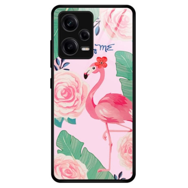 Cover Xiaomi Redmi Note 12 Pro Flamingo Hærdet Glas