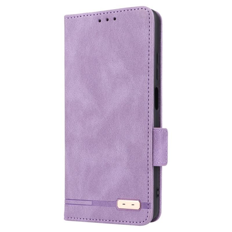 Cover Xiaomi Redmi Note 12 Pro Flip Cover Stilfuld Lædereffekt