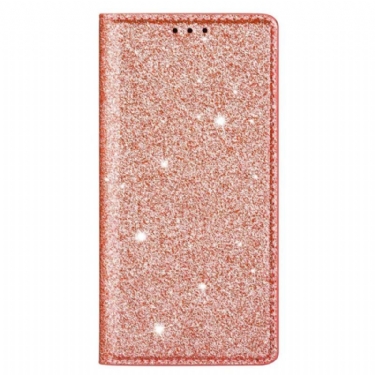 Cover Samsung Galaxy S23 5G Flip Cover Sequin Stil