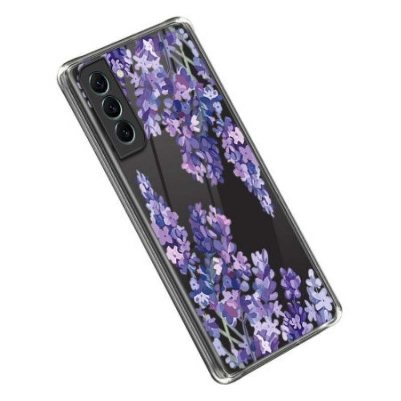 Cover Samsung Galaxy S23 5G Sømløse Lilla Blomster