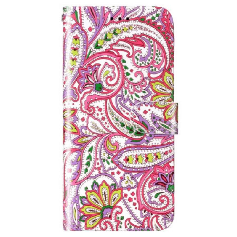 Flip Cover Samsung Galaxy S23 5G Med Snor Strappy Cashmere Style